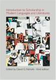 Introduction to Scholarship in Modern Languages and Literatures  cover art