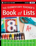 Elementary Teacher's Book of Lists  9780470501986 Front Cover