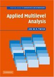 Applied Multilevel Analysis  9780521614986 Front Cover