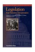 Legislation and Statutory Interpretation  9781566627986 Front Cover