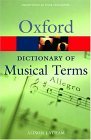 Oxford Dictionary of Musical Terms  cover art
