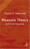 Measure Theory A First Course 2007 9780123708991 Front Cover