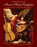 Anthology for Music in Western Civilization Antiquity Through the Baroque cover art