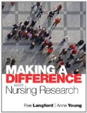 Making a Difference with Nursing Research 