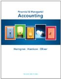 Financial and Managerial Accounting 3rd 9780132497992 Front Cover