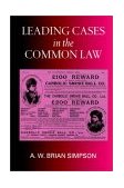 Leading Cases in the Common Law 1997 9780198262992 Front Cover