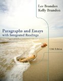 Paragraphs and Essays With Integrated Readings 12th 2012 9781133309994 Front Cover