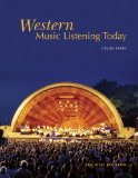 Western Music Listening Today 4th 2009 9780495571995 Front Cover