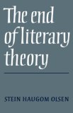 End of Literary Theory 2008 9780521061995 Front Cover