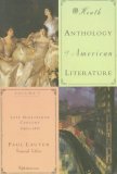 Heath Anthology of American Literature Late Nineteenth Century, 1865-1910 5th 9780618532995 Front Cover