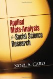 Applied Meta-Analysis for Social Science Research  cover art