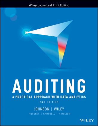 Auditing A Practical Approach with Data Analytics 2nd 9781119785996 Front Cover
